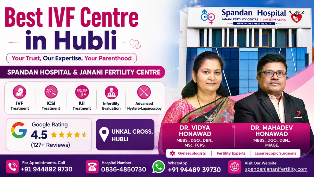 Best IVF Centre in Hubli - Spandan Hospital & Janani Fertility Centre